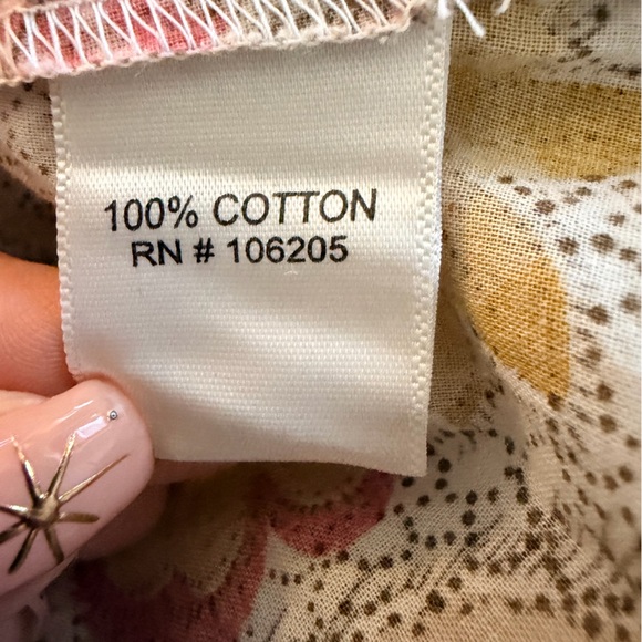 Cino Sundance Flying Peacock Floral Paisley LS Button Down Cotton Shirt - Picture 7 of 7